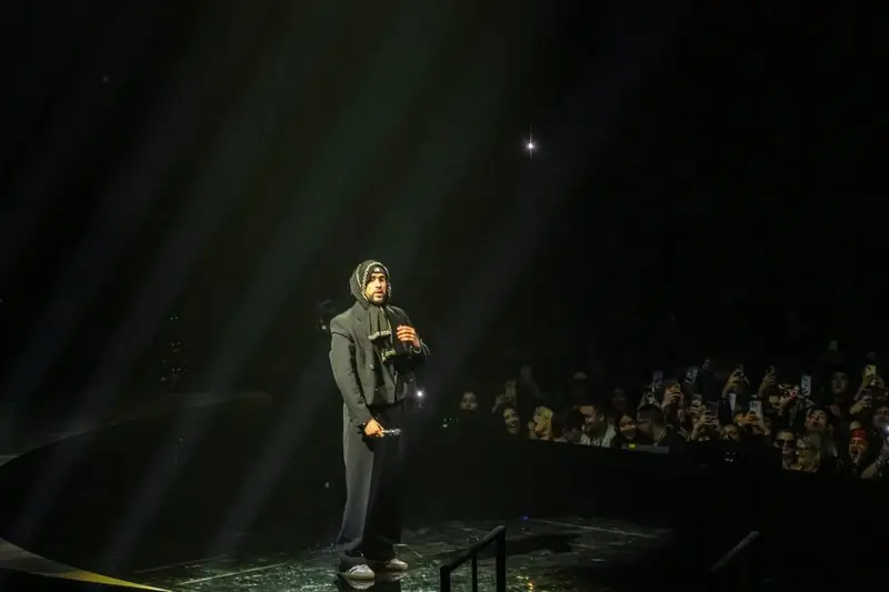 Bad Bunny on the Most Wanted Tour in Seattle