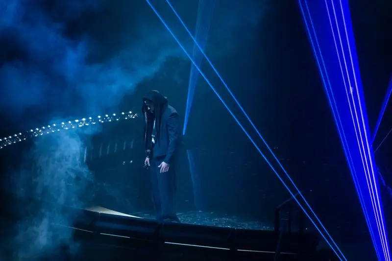Bad Bunny on the Most Wanted Tour in Seattle