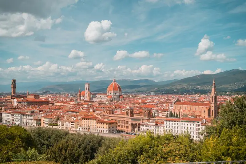 Panoramic view of Florence