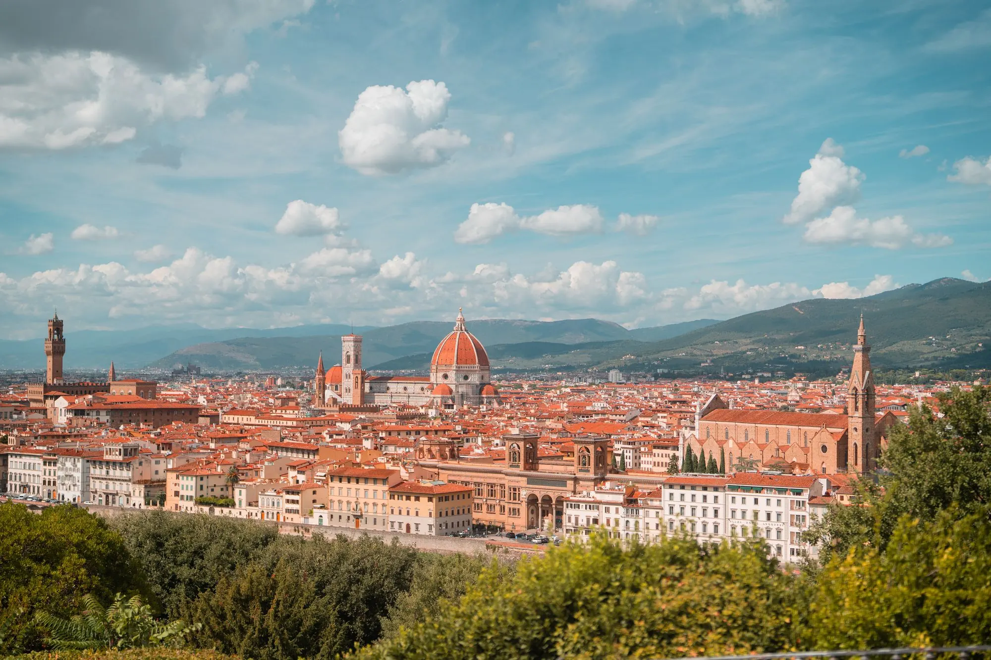 Panoramic view of Florence