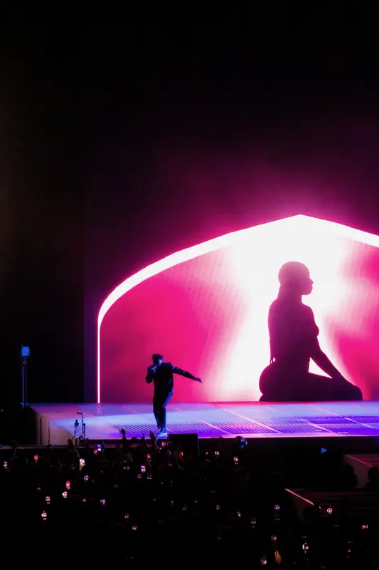 Kendrick Lamar on the Big Steppers Tour in Seattle