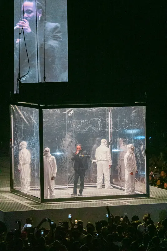 Kendrick Lamar on the Big Steppers Tour in Seattle