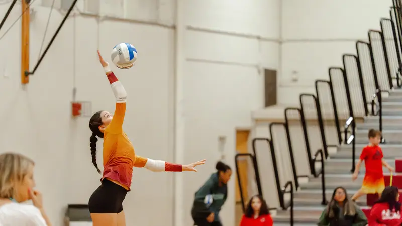 YVC volleyball vs Blue Mountain
